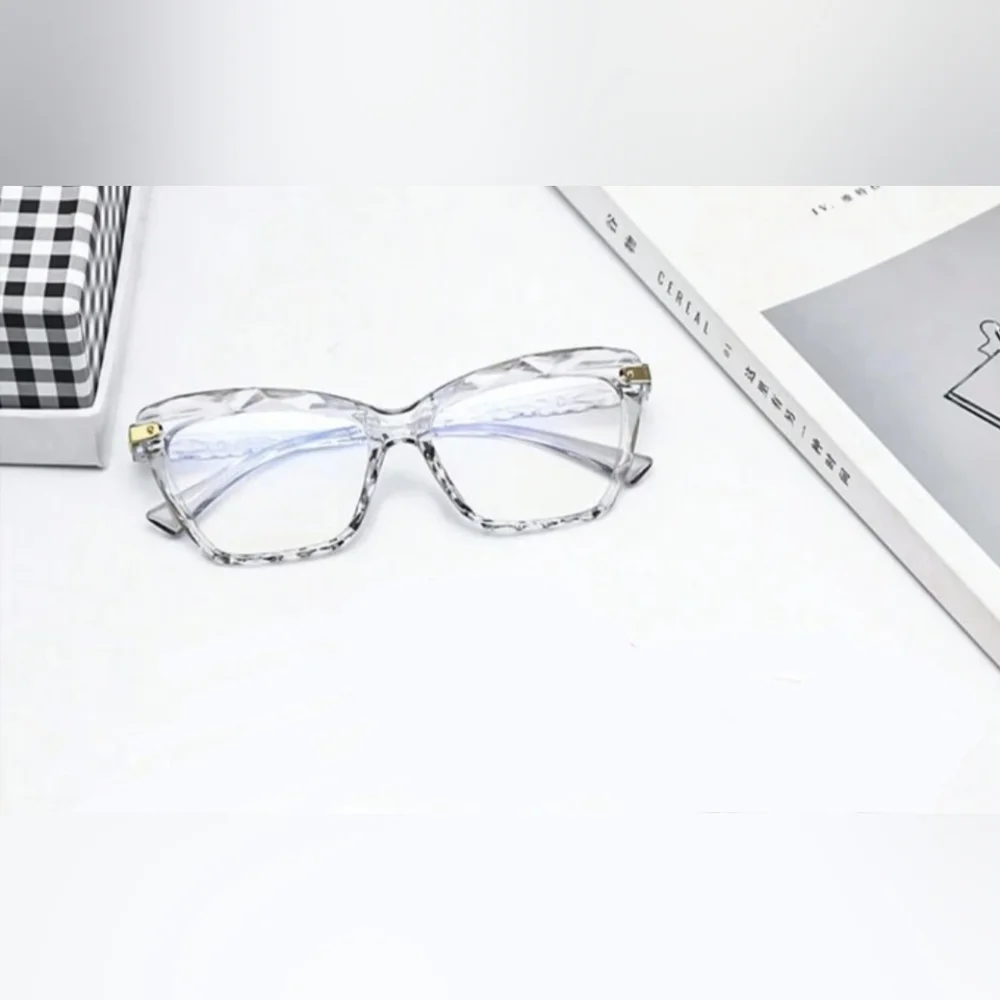 NEW Grey Crystal Fashion Glasses
